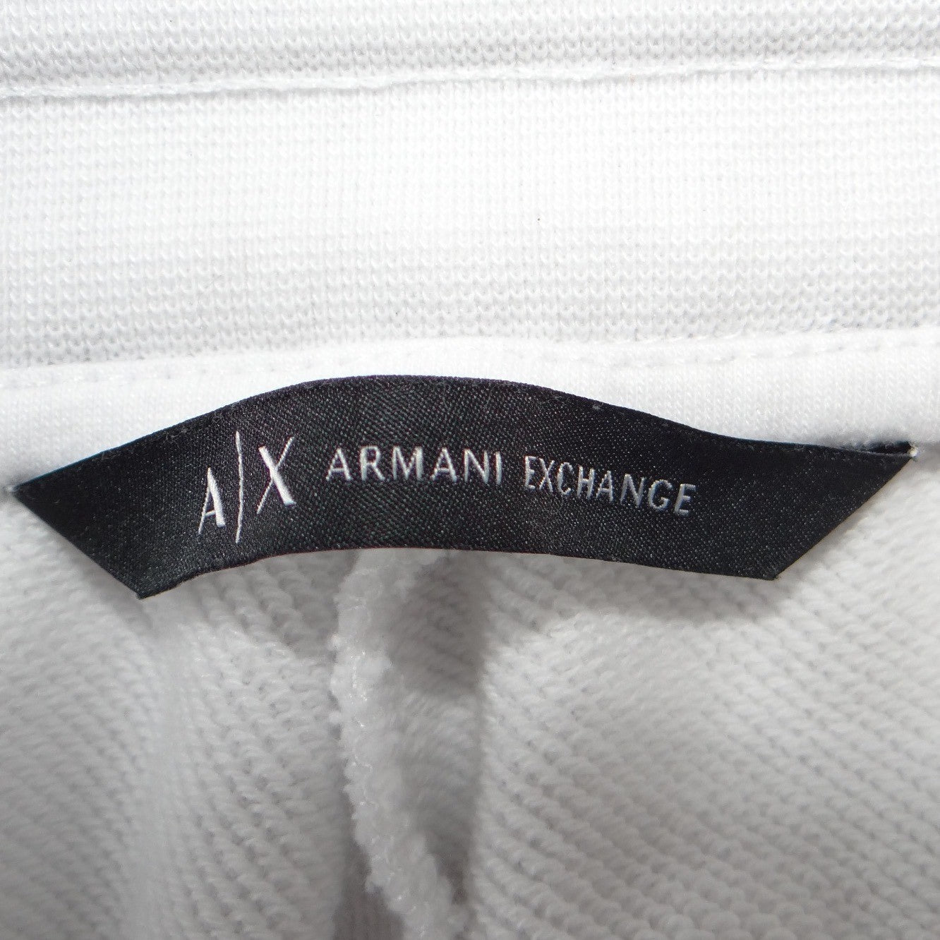 Armani Exchange Mens White Jogger Sweatpants Lime Green Side Stripe Logo