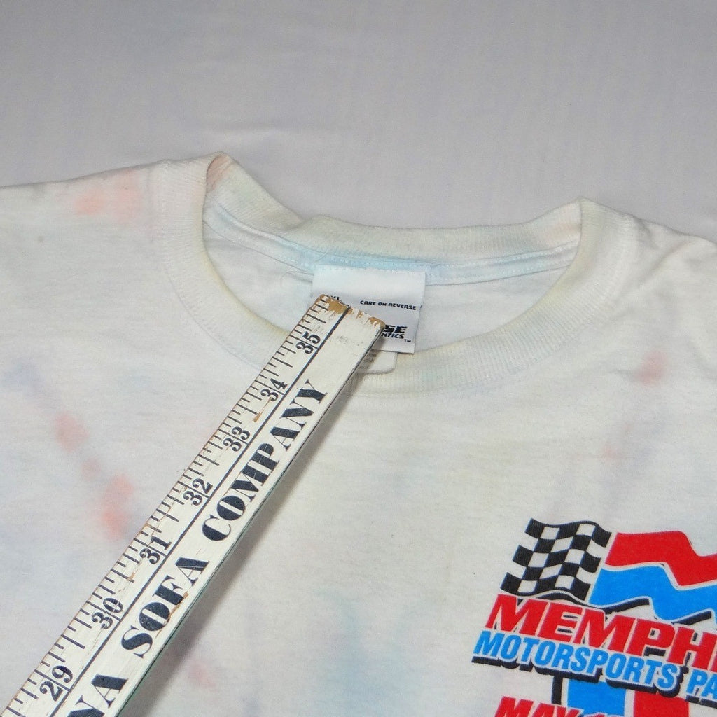 Rare VTG NASCAR Red White Blue Tie-Dye 2000 Craftsman Truck Series T-Shirt XL