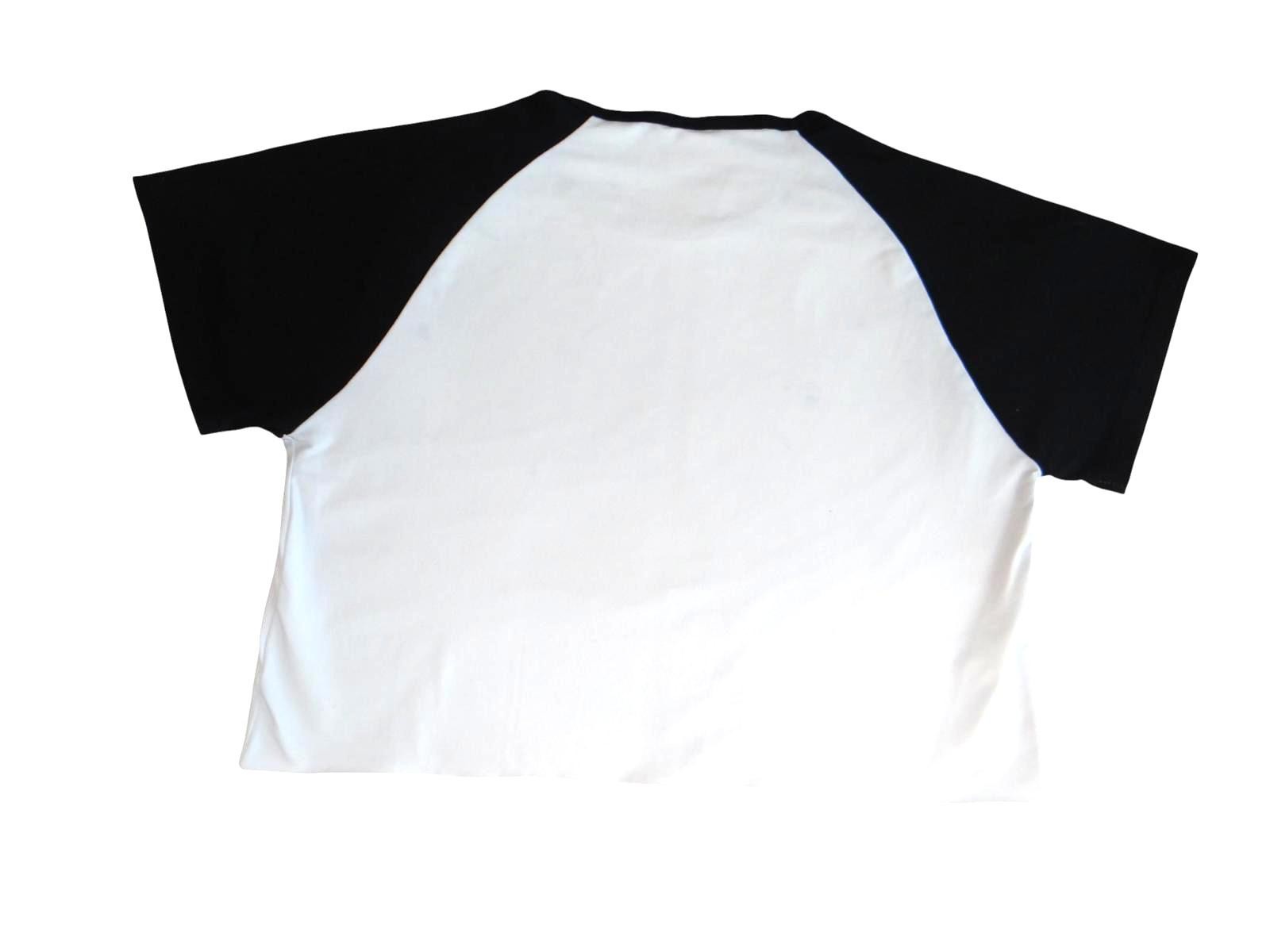 Unique Lover\Loser Graphic Crop Top - Black & White - Size XL