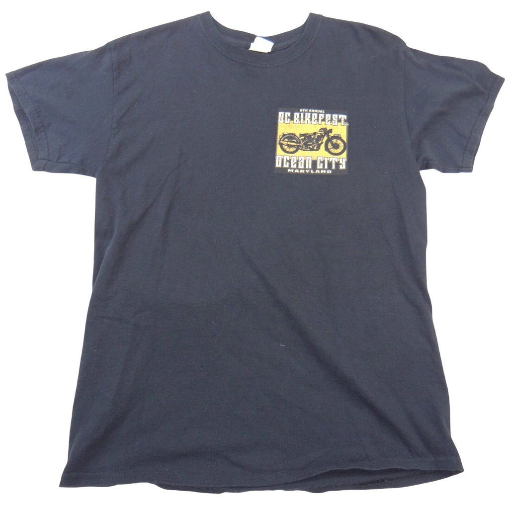Gildan Mens OC BikeFest 2018 Ocean City Maryland Biker T-Shirt Black Medium
