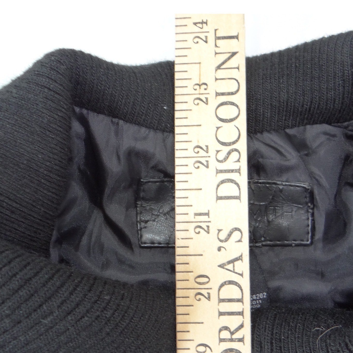 NWT-Jaclyn Smith Womens Black Faux Fur Ribbed Knit Full Zip Mock Neck Jacket S