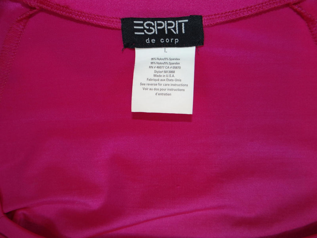 Y2K Esprit de Corp Women's Pink Square Neck Top