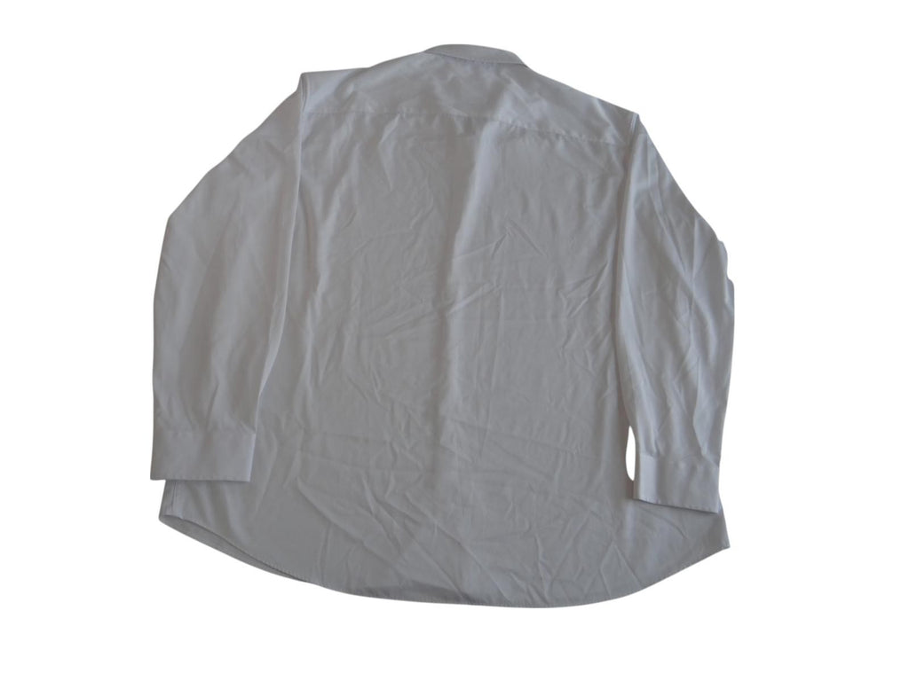 SHIELD-X Slim Fit Dress Shirt - White 4XL