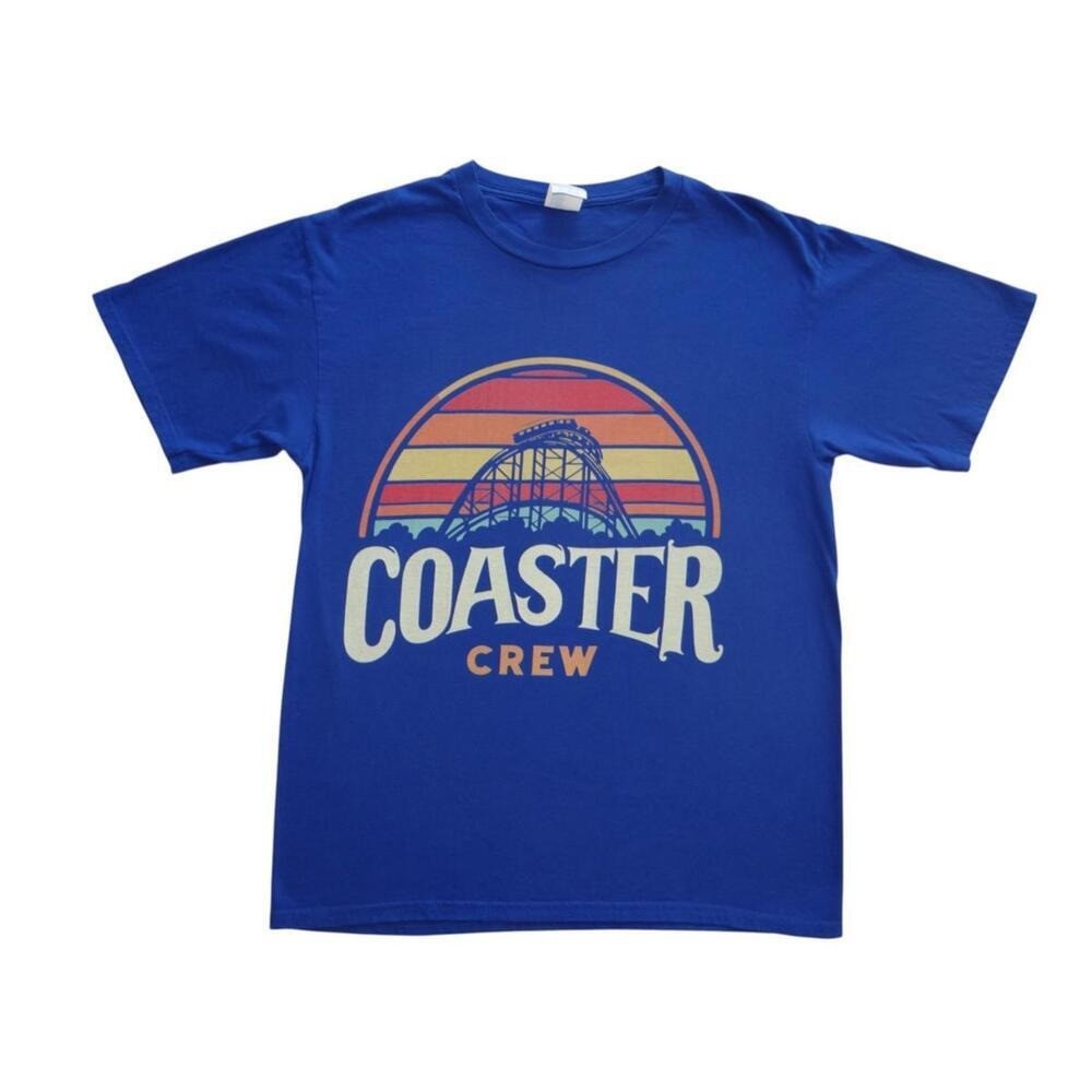 Port & Company Coaster Crew Graphic Tee - Blue