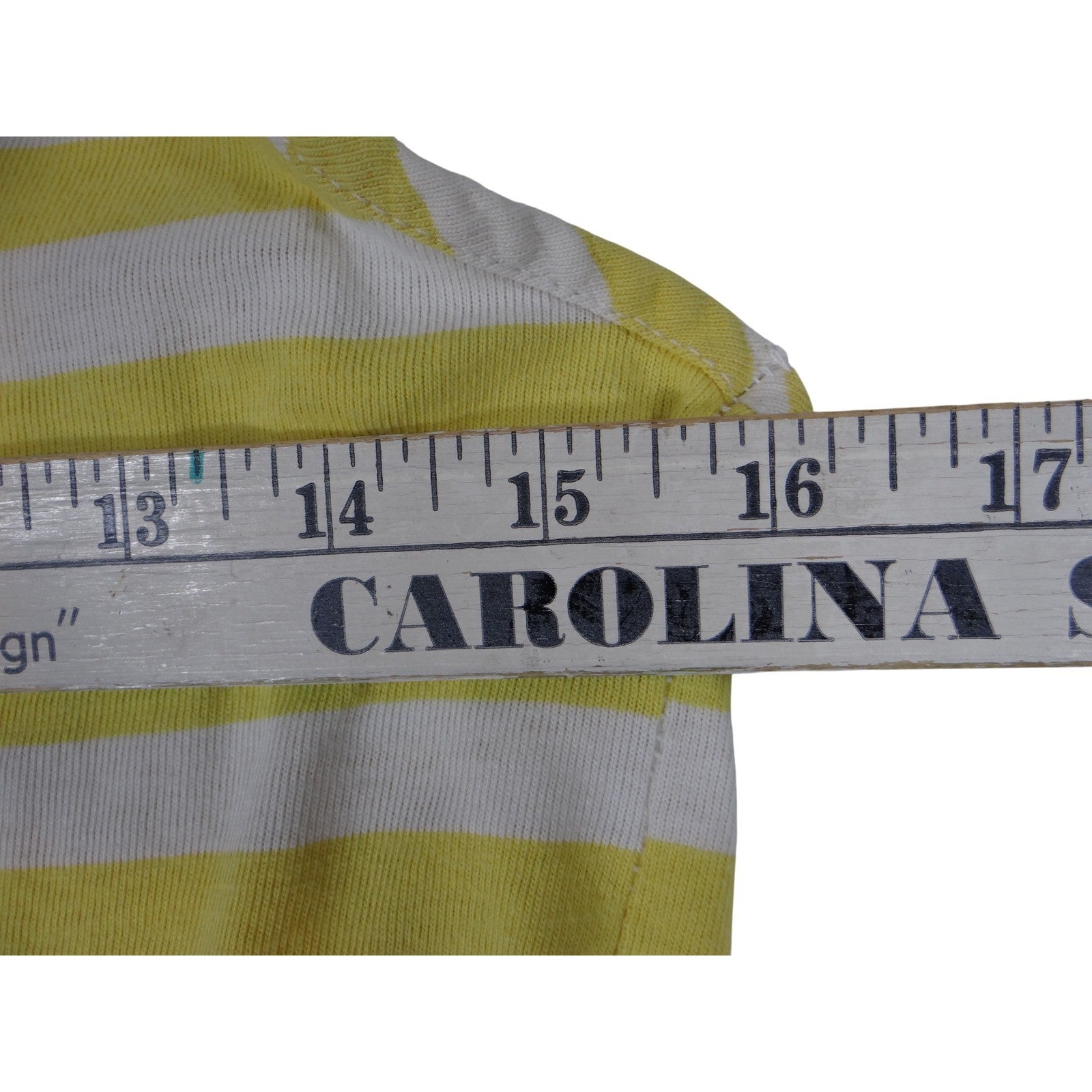 Y2K Carrington Club Yellow White Striped Tank Top Women Casual Sleeveless