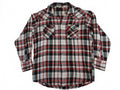 Plains Western Wear Plaid Button-Up Shirt Size Large