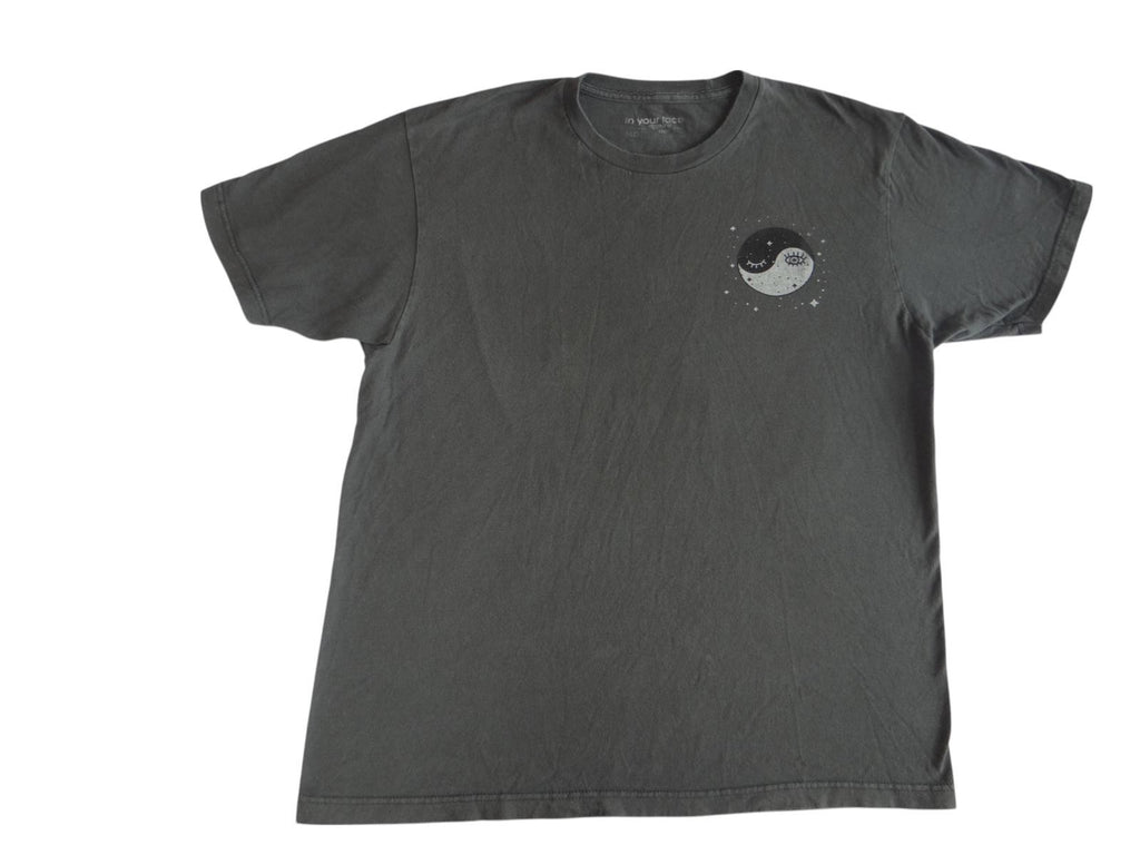 Heavily Meditated Yin Yang Graphic T-Shirt - In Your Face Apparel