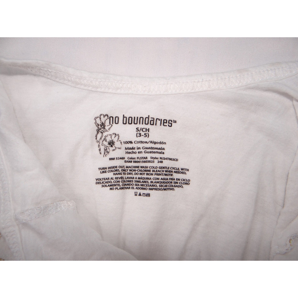 Y2K No Boundaries White Glitter Star Print Spaghetti Strap Camisole Top S 3-5
