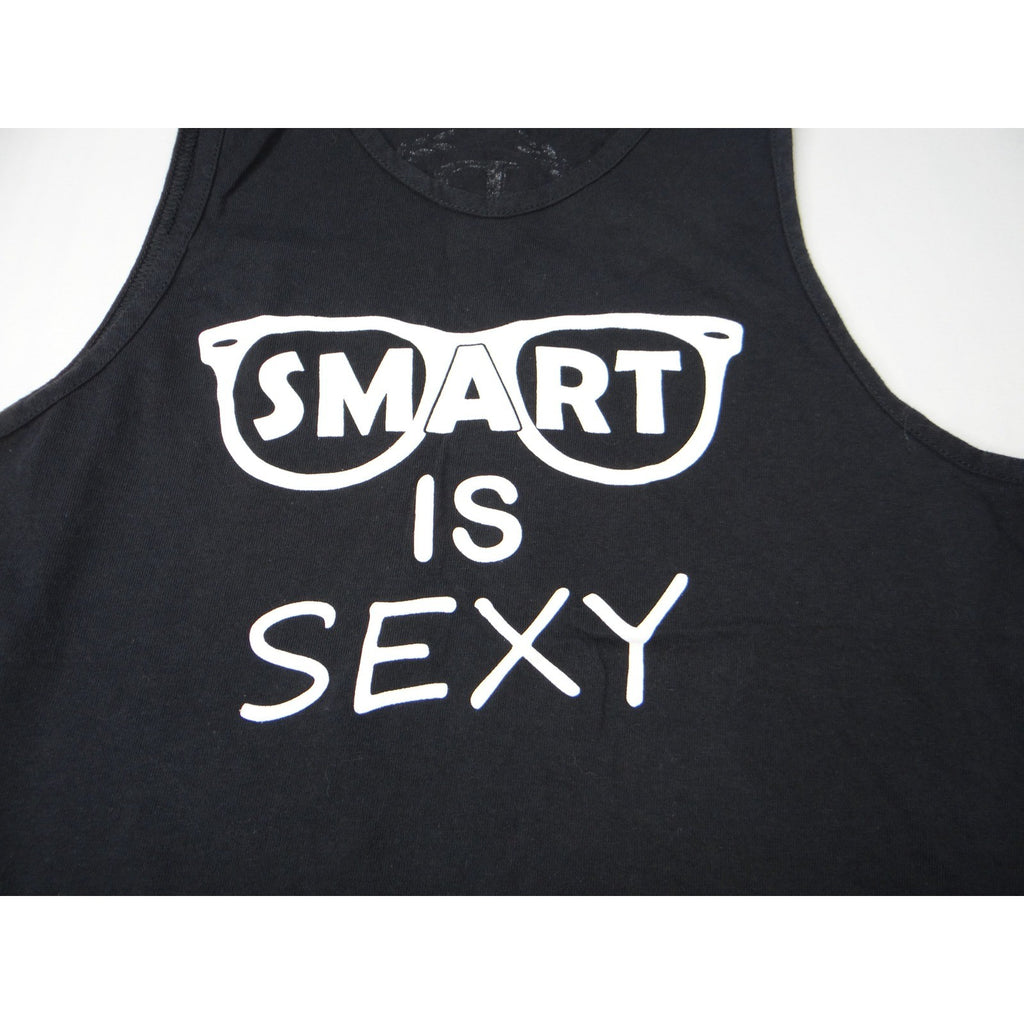 Delta Pro Weight Smart Is Sexy Tank Top Mens Medium M Sleeveless Graphic Tee