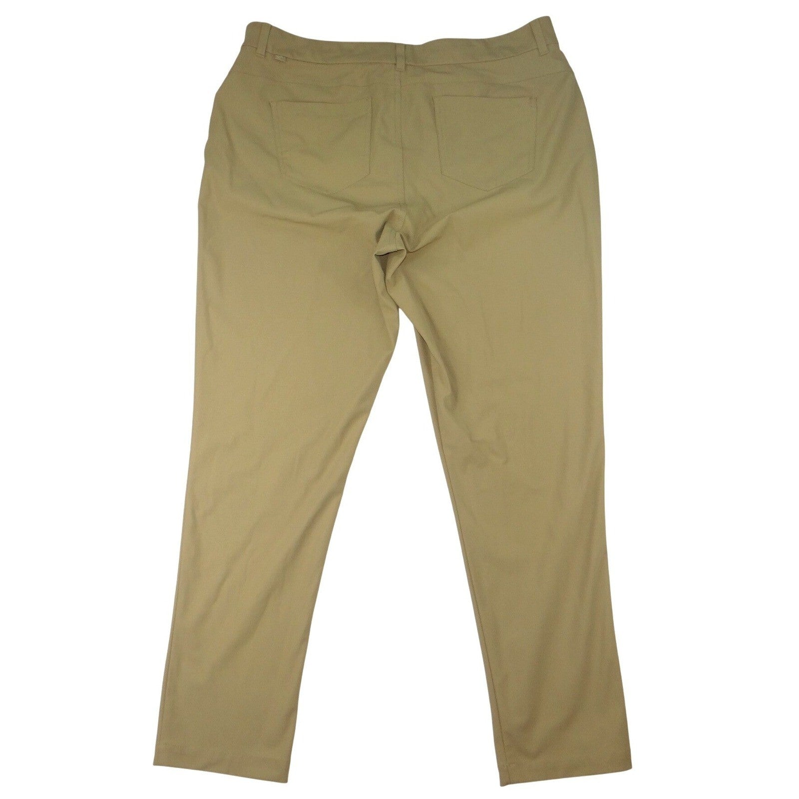VRST Mens Khaki Stretch Straight Leg Casual Pants Size 40x32