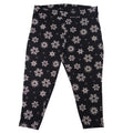 Torrid Black Skull Snowflake Leggings Capris Size 4 Workout Comfy Casual