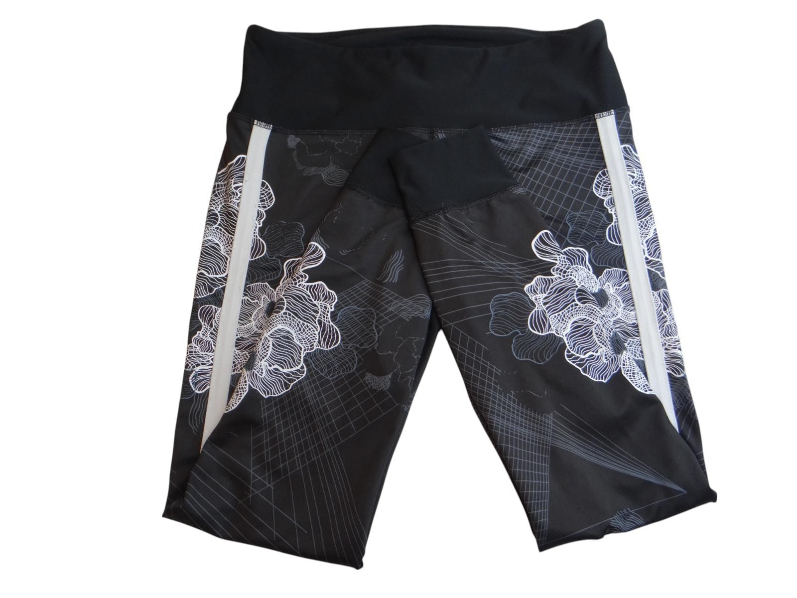RBX Floral Print Active Leggings - Size Medium