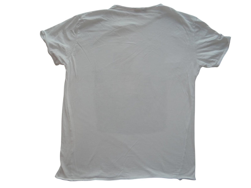 Men's White Graphic T-Shirt with Popeye Print