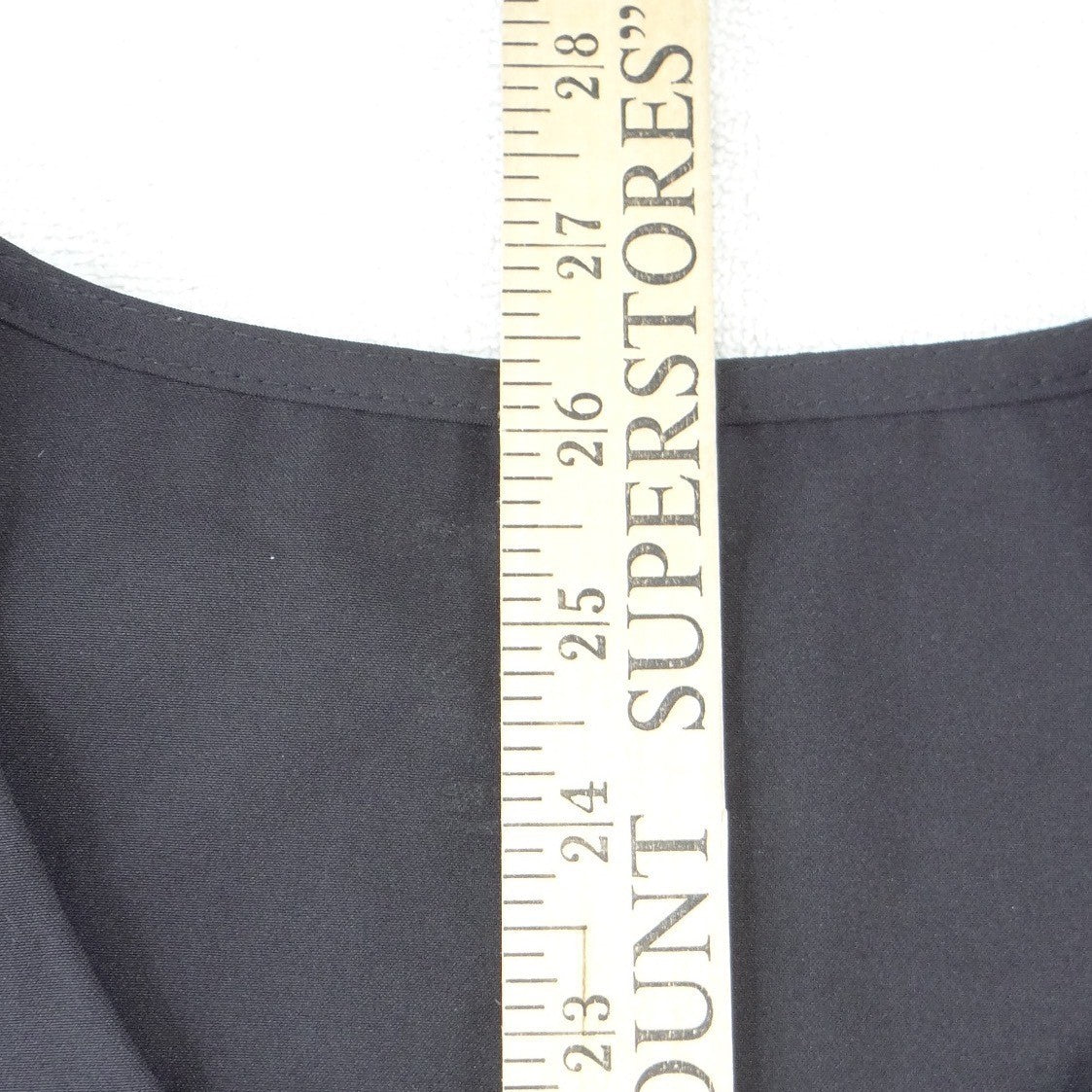 ScrubStar Womens Black V-Neck Short Sleeve Scrub Top Pockets Size Medium