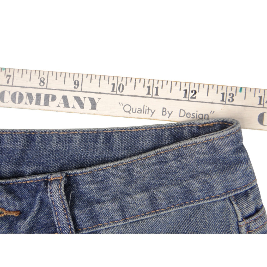 Y2K inspired Extreme Wide Leg Denim Jeans Cropped Raw Hem On Trend