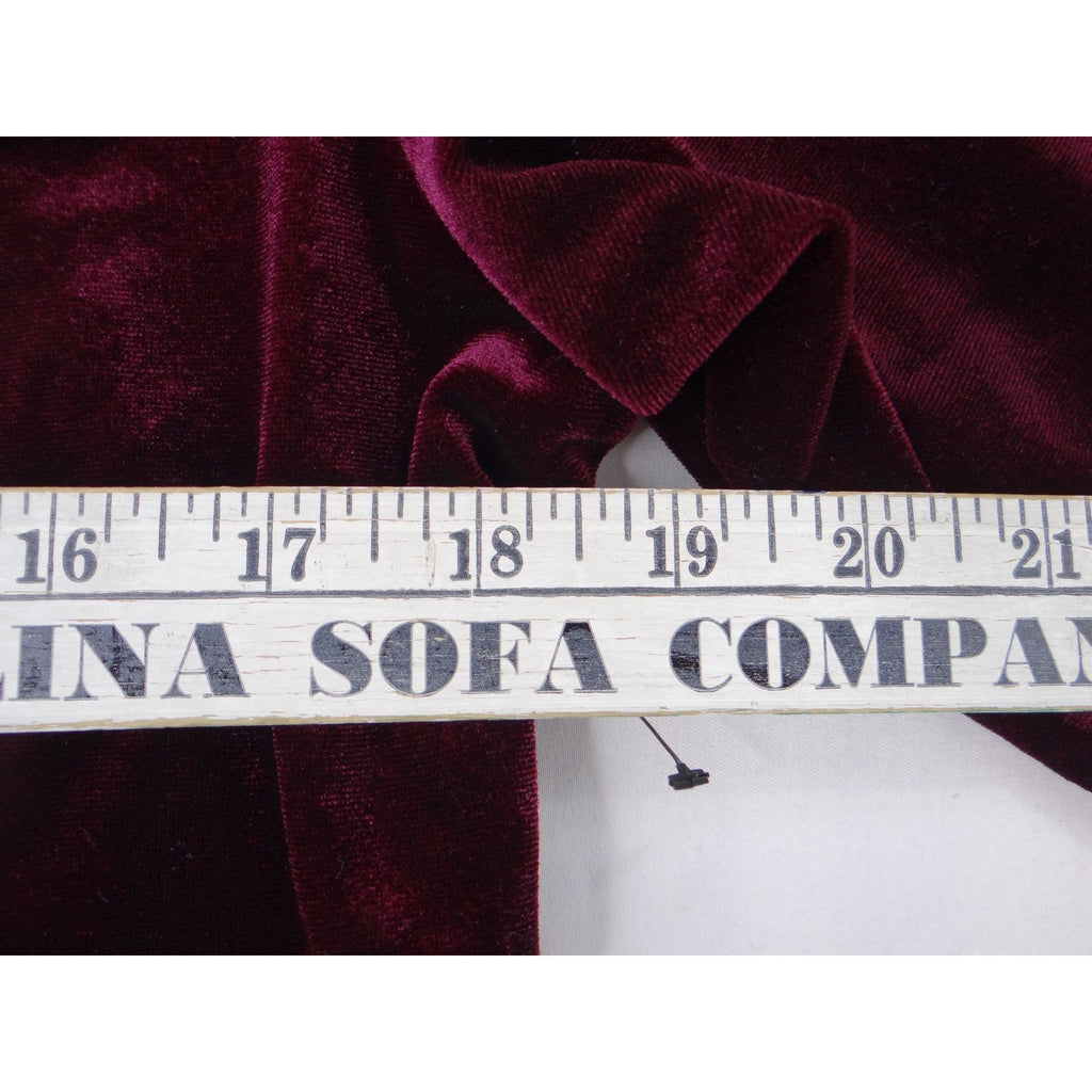 Vince Camuto Burgundy Velvet Ruched Tunic Womens XL