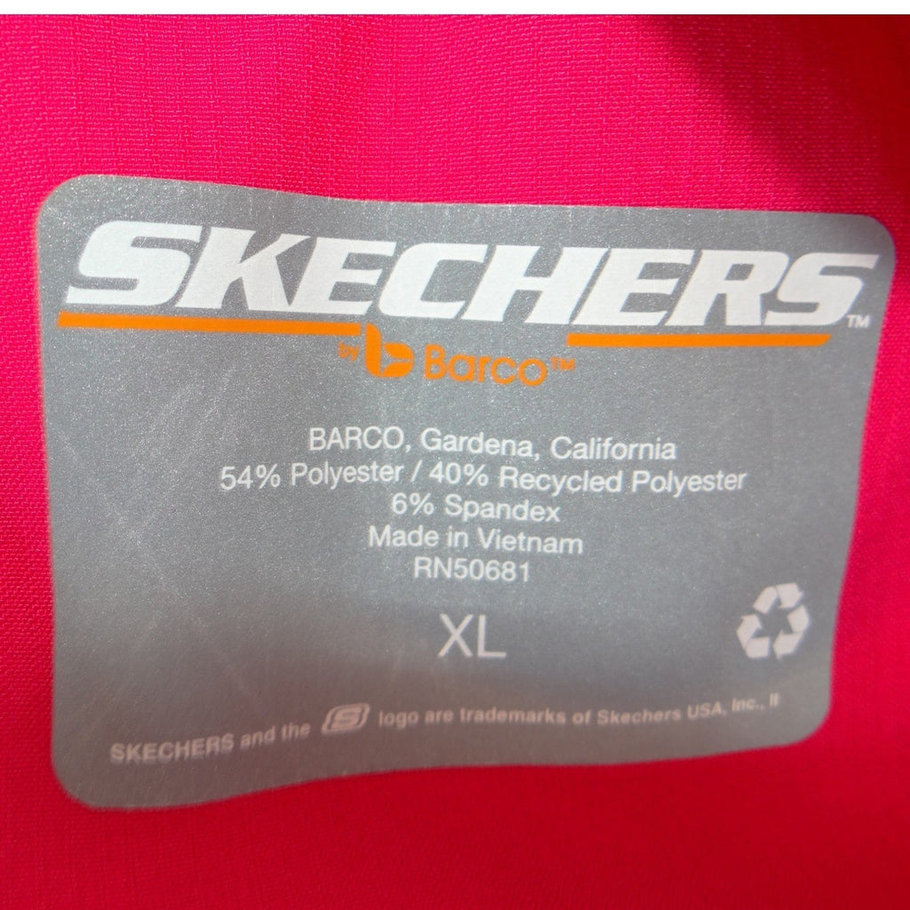 Skechers by Barco Womens XL Pink Straight Leg Cargo Scrub Pants