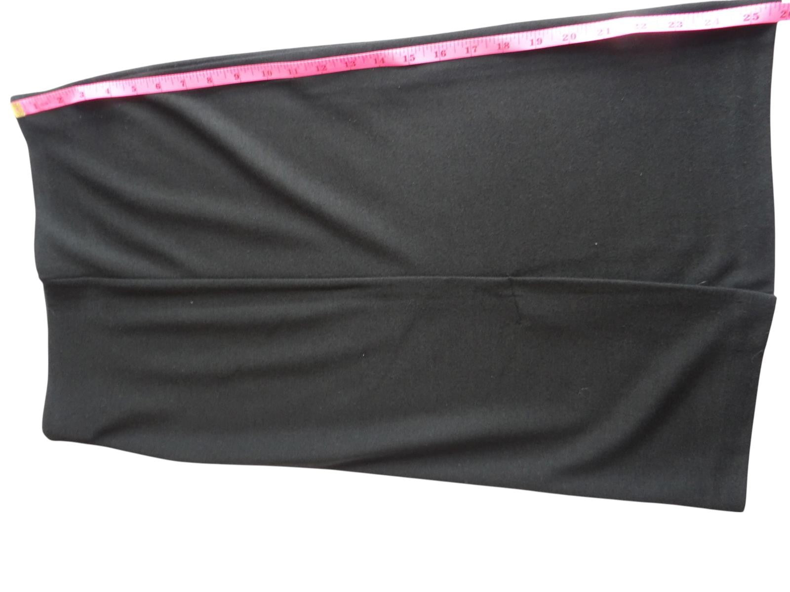 Classic Black Midi Skirt