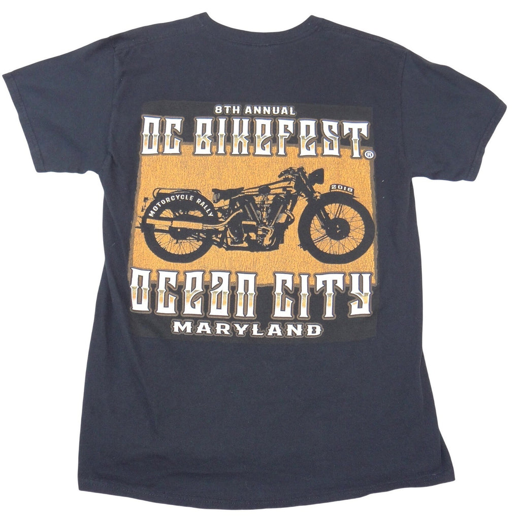 Gildan Mens OC BikeFest 2018 Ocean City Maryland Biker T-Shirt Black Medium
