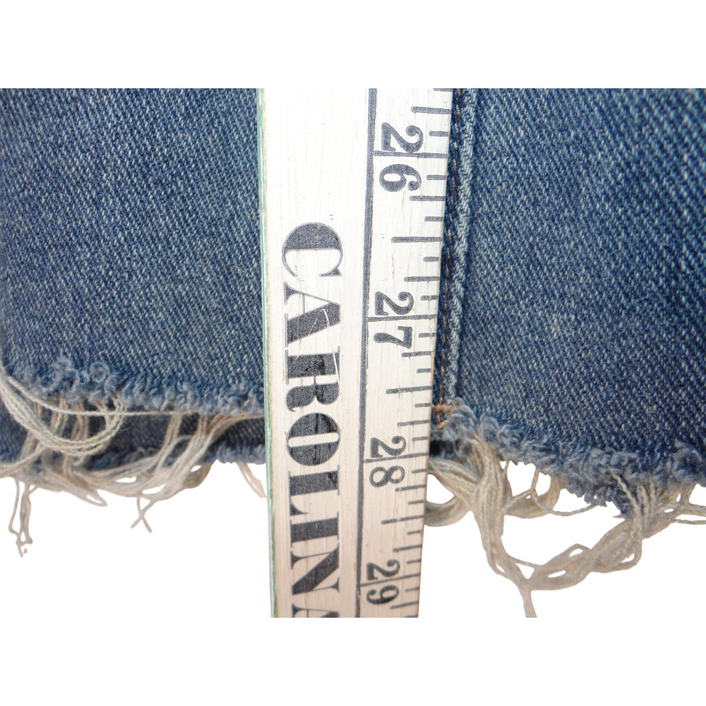 Y2K inspired Extreme Wide Leg Denim Jeans Cropped Raw Hem On Trend