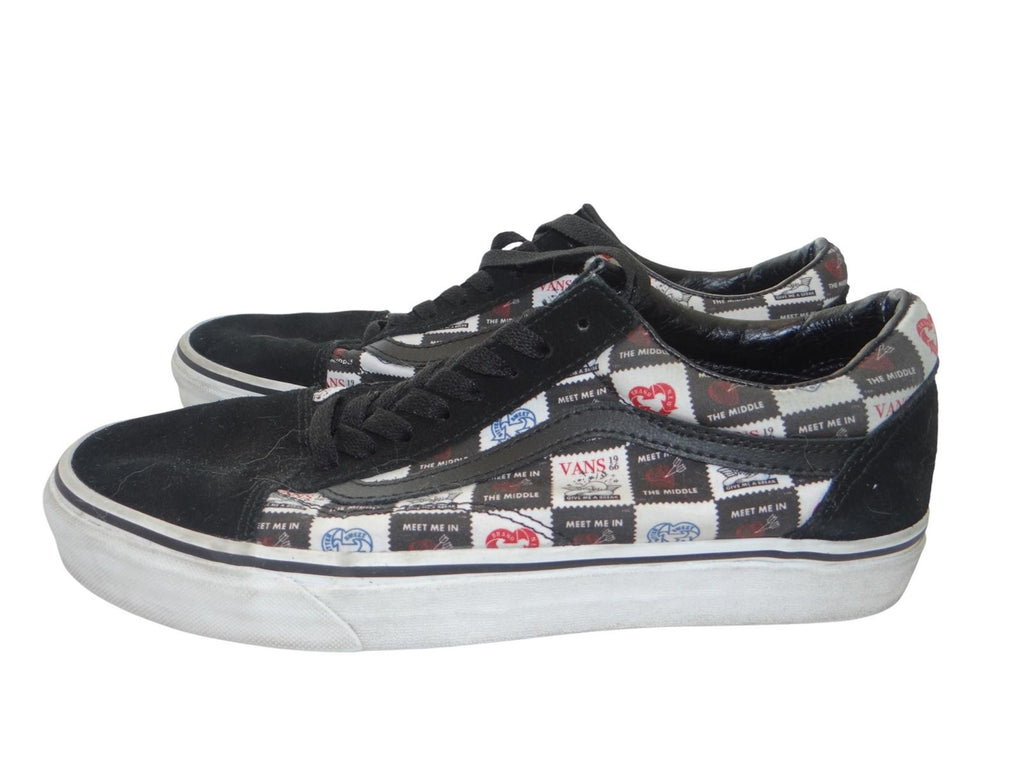 Vans Men's Black and Patterned Sneakers