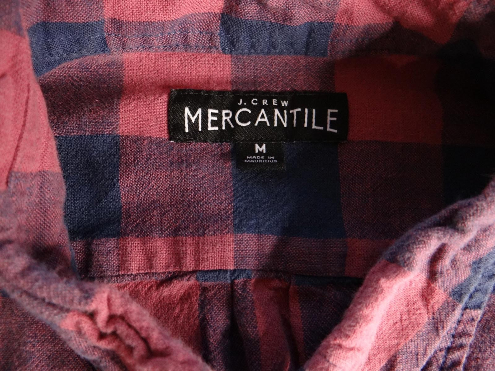 J. Crew Mercantile Plaid Button-Up Shirt - Size M
