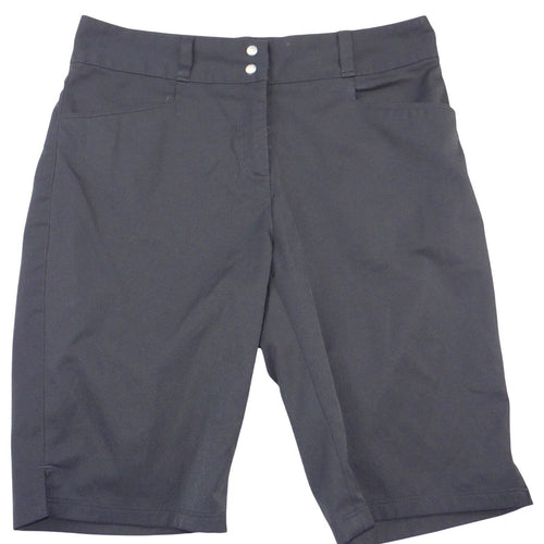 Adidas Mens Golf Shorts Black Size 2 Solid Polyester Performance Activewear