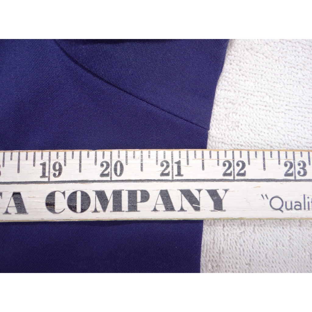 Elements Easy Stretch Navy Blue Scrub Set V-Neck Top Jogger Pants Med/Lg BU287