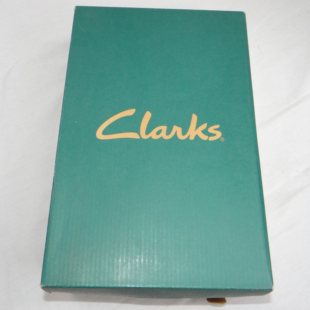 Clarks Womens Navy Leather Slip On Clogs Mules Shoes Size 7 M Style 846 16