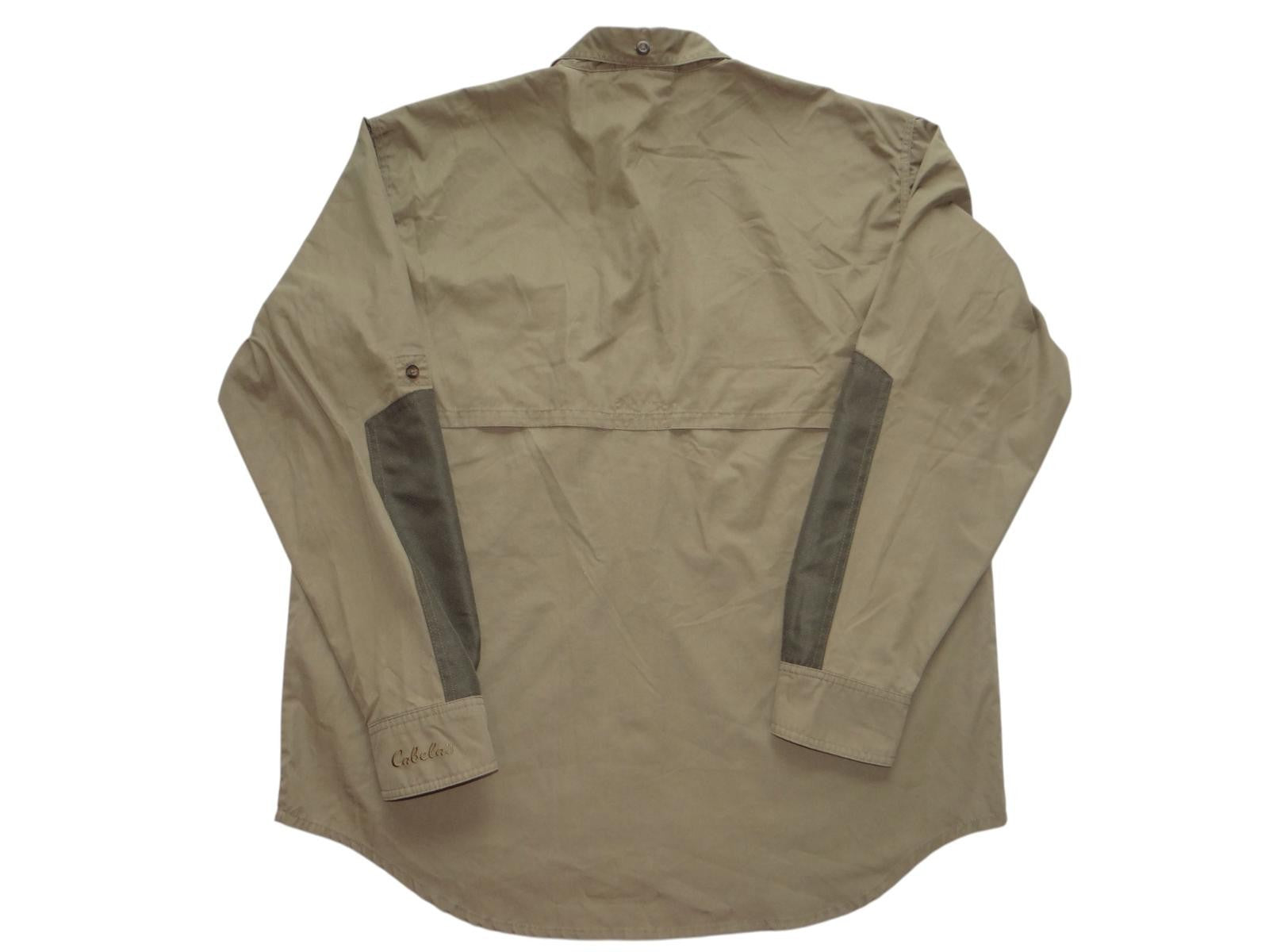 Cabela's Men's Long Sleeve Button-Up Shirt with Reinforced Patches