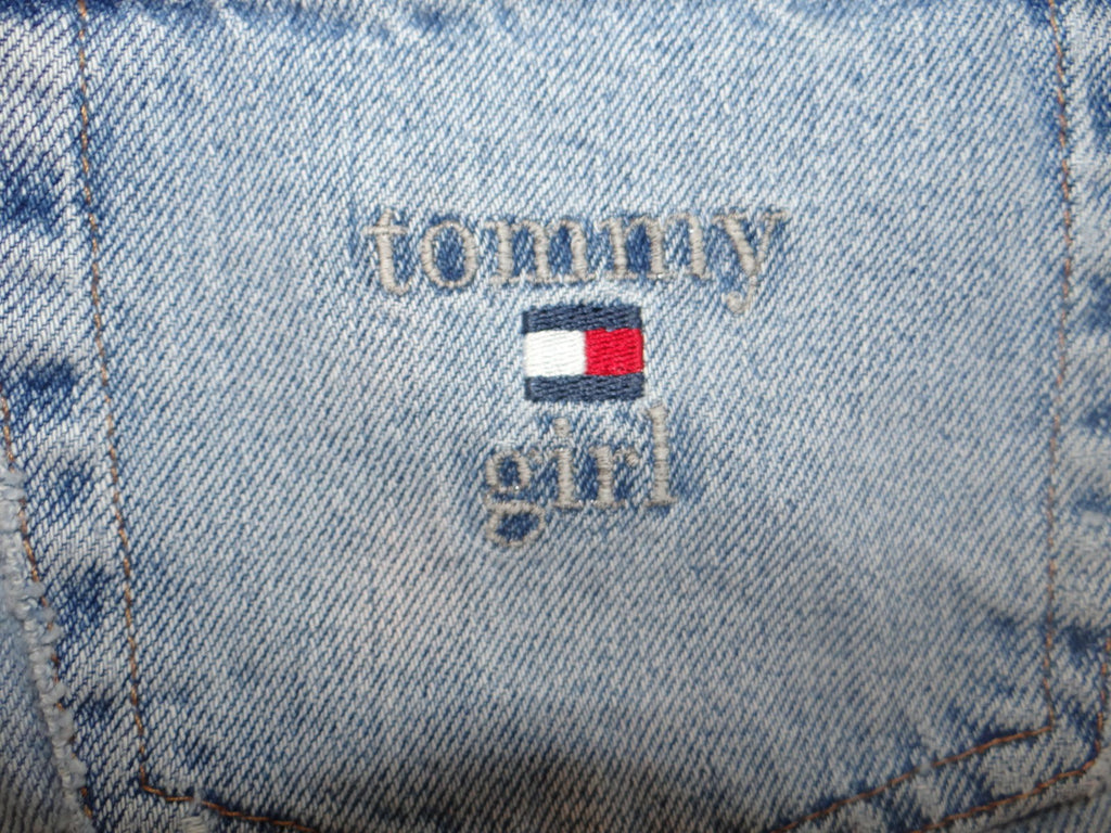 Y2K Tommy Hilfiger Women's Denim Shorts Light Wash