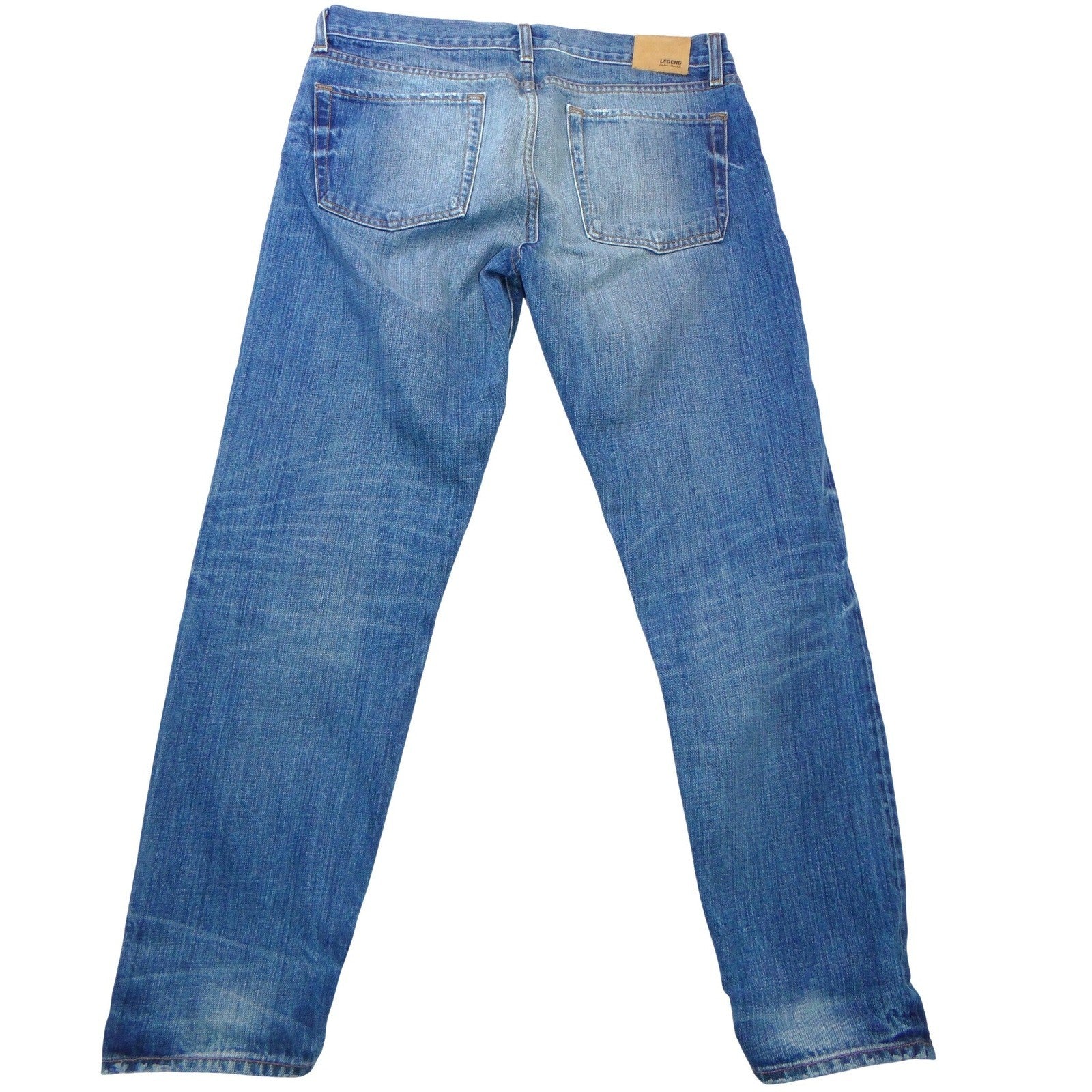 Lucky Brand Legend Women's Blue Straight Leg Jeans Medium Wash Made in USA 34x27