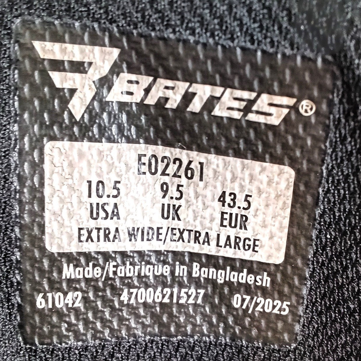 Bates Mens GX-8 GORE-TEX Side Zip Waterproof Tactical Boots Black 10.5