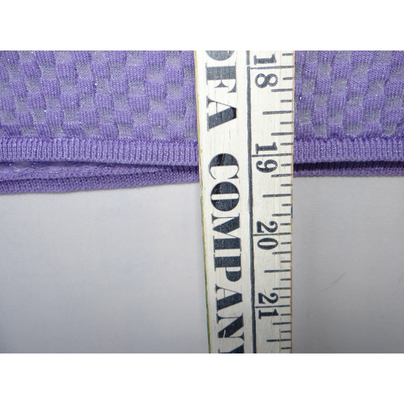MNG MANGO Lavender Textured Knit Long Sleeve Sweater Top Sheer Sparkle Size S