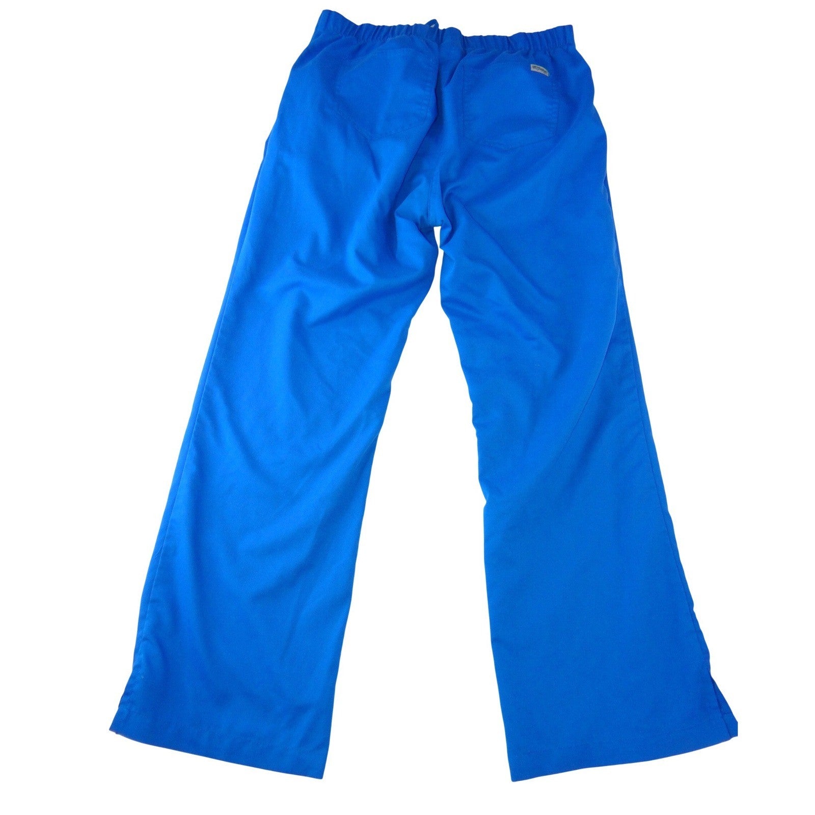 Greys Anatomy by Barco Womens Royal Blue Scrub Pants Drawstring Waist Large