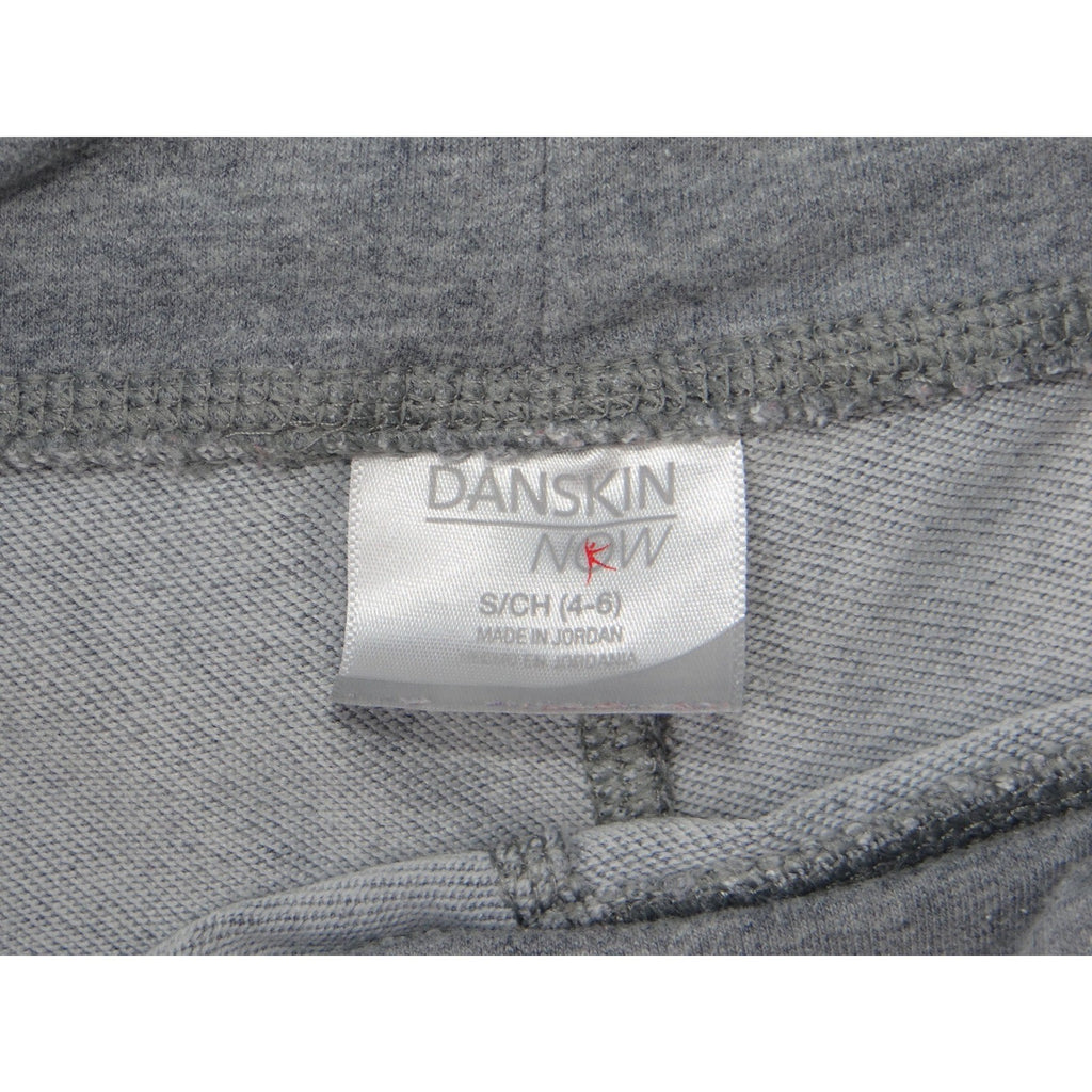 Danskin Girls Sweat Shorts Grey Size S CH 4 6 Athletic Jogger Casual