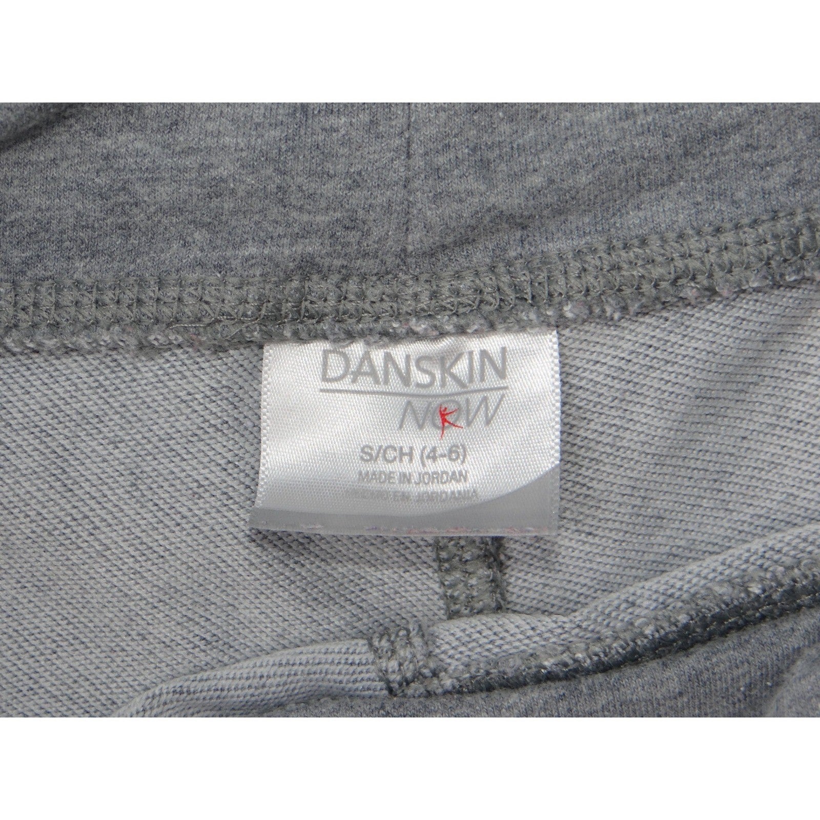 Danskin Girls Sweat Shorts Grey Size S CH 4 6 Athletic Jogger Casual