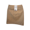 Divided H M Plaid Pencil Skirt Tan Brown Womens Size 10 Business Casual
