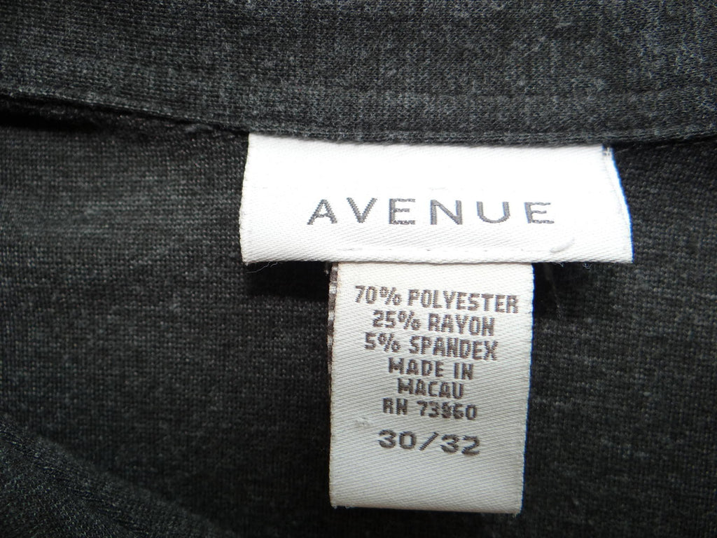 Avenue Men's Gray Button-Up Outerwear Jacket Size 30/32