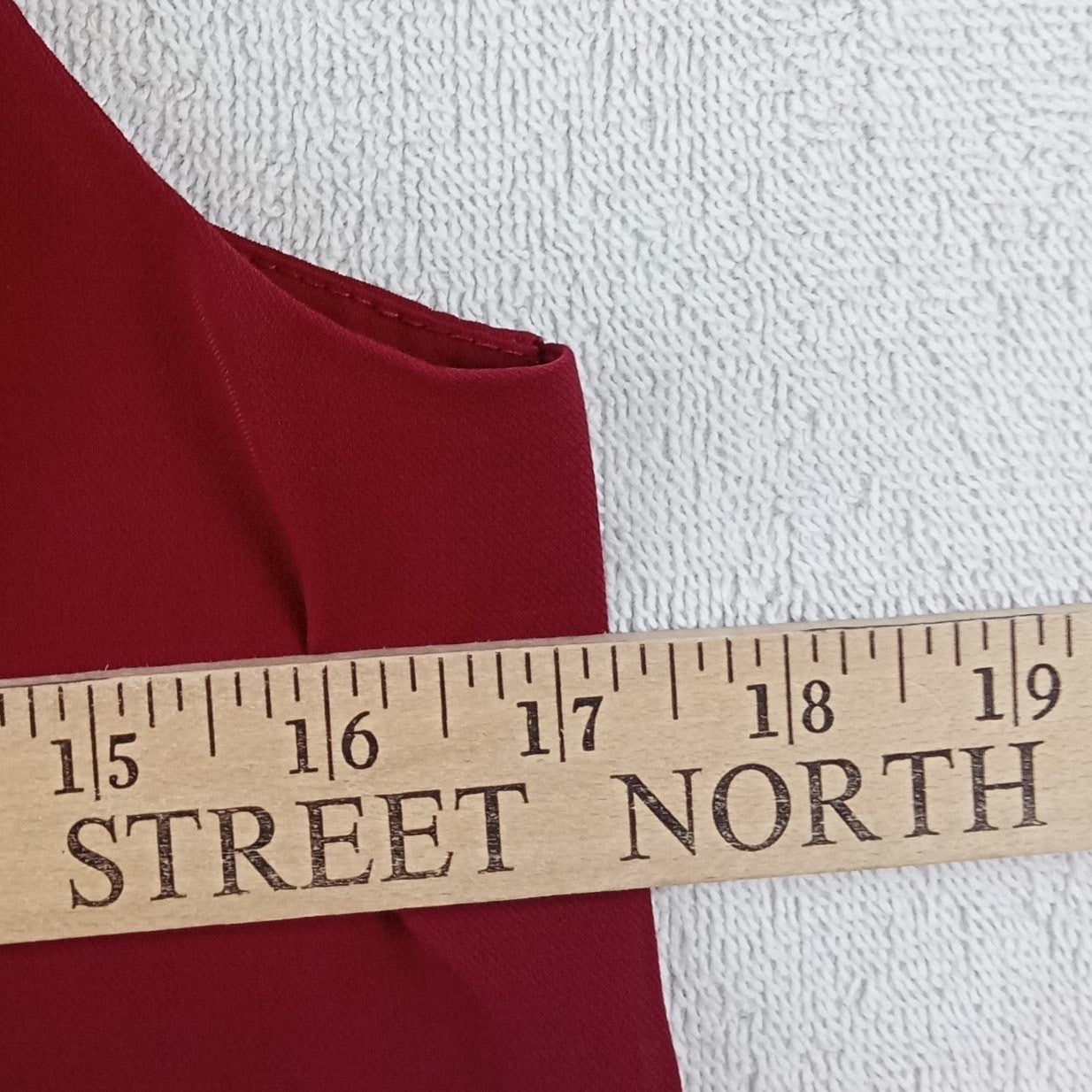 Topshop Womens Burgundy Wine V-Neck Spaghetti Strap Camisole Tank Top Size 6