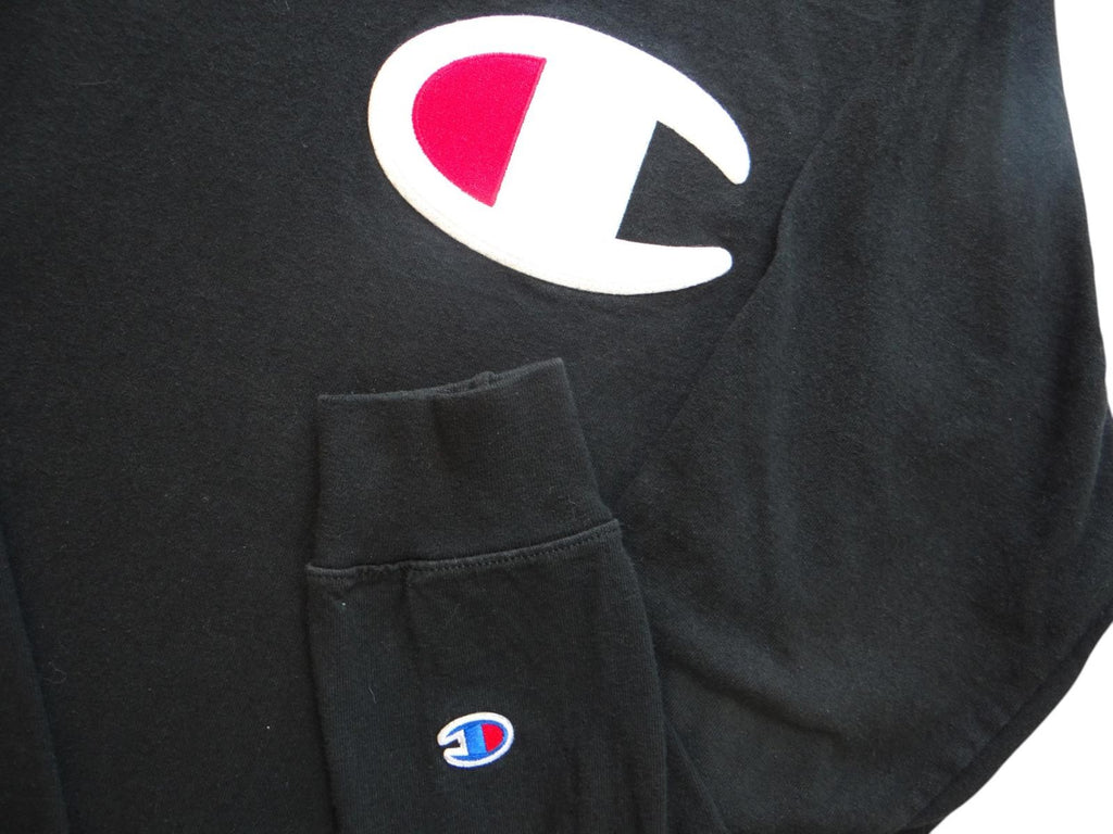 Champion Long Sleeve Logo Shirt - Black