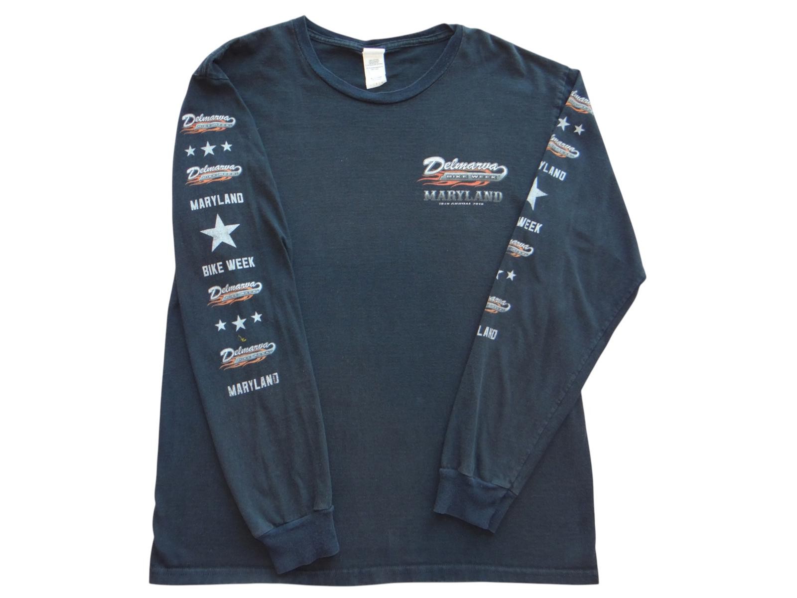 Delmarva Bike Week Maryland Men's Long Sleeve T-Shirt