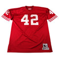 Mitchell & Ness Ronnie Lott San Francisco 49ers 1989 Throwback Jersey Red Men 56