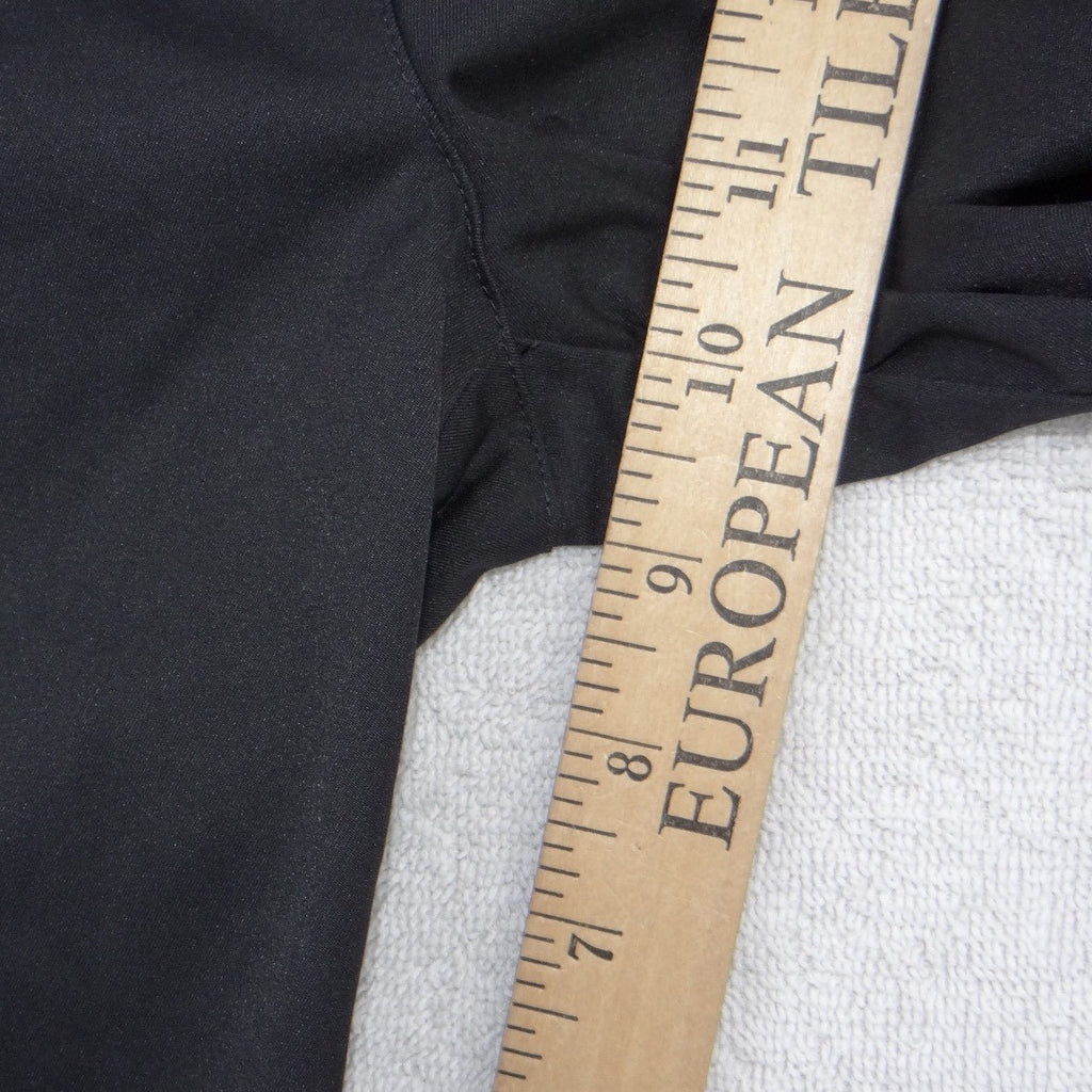 Adidas Mens Golf Shorts Black Size 2 Solid Polyester Performance Activewear