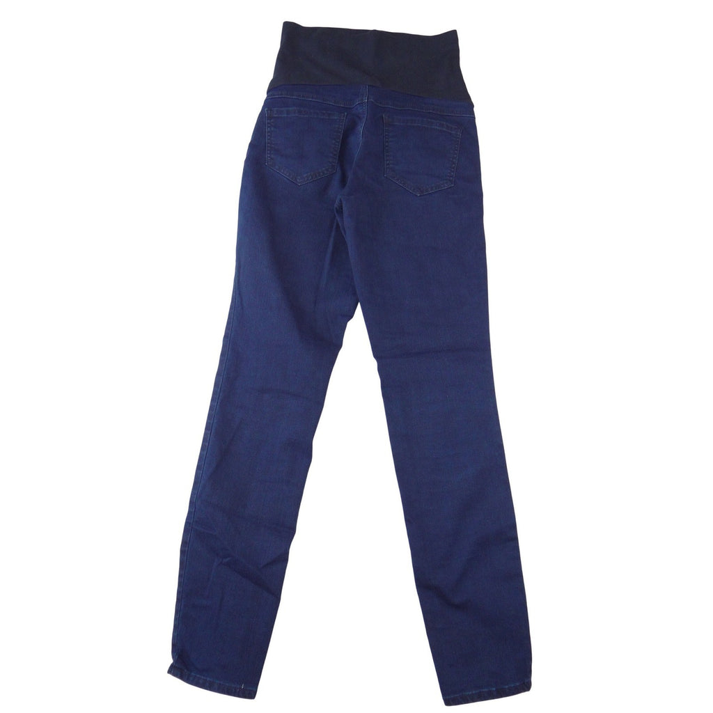 Thyme Maternity Slim Fit Jeans Blue Over Belly Panel XS/TP