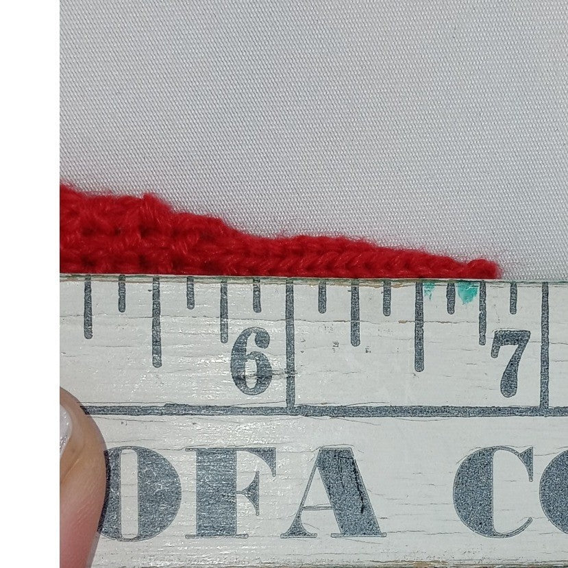 Vintage Barry & Me Red Knit Cropped Short Sleeve Sweater Women USA Made