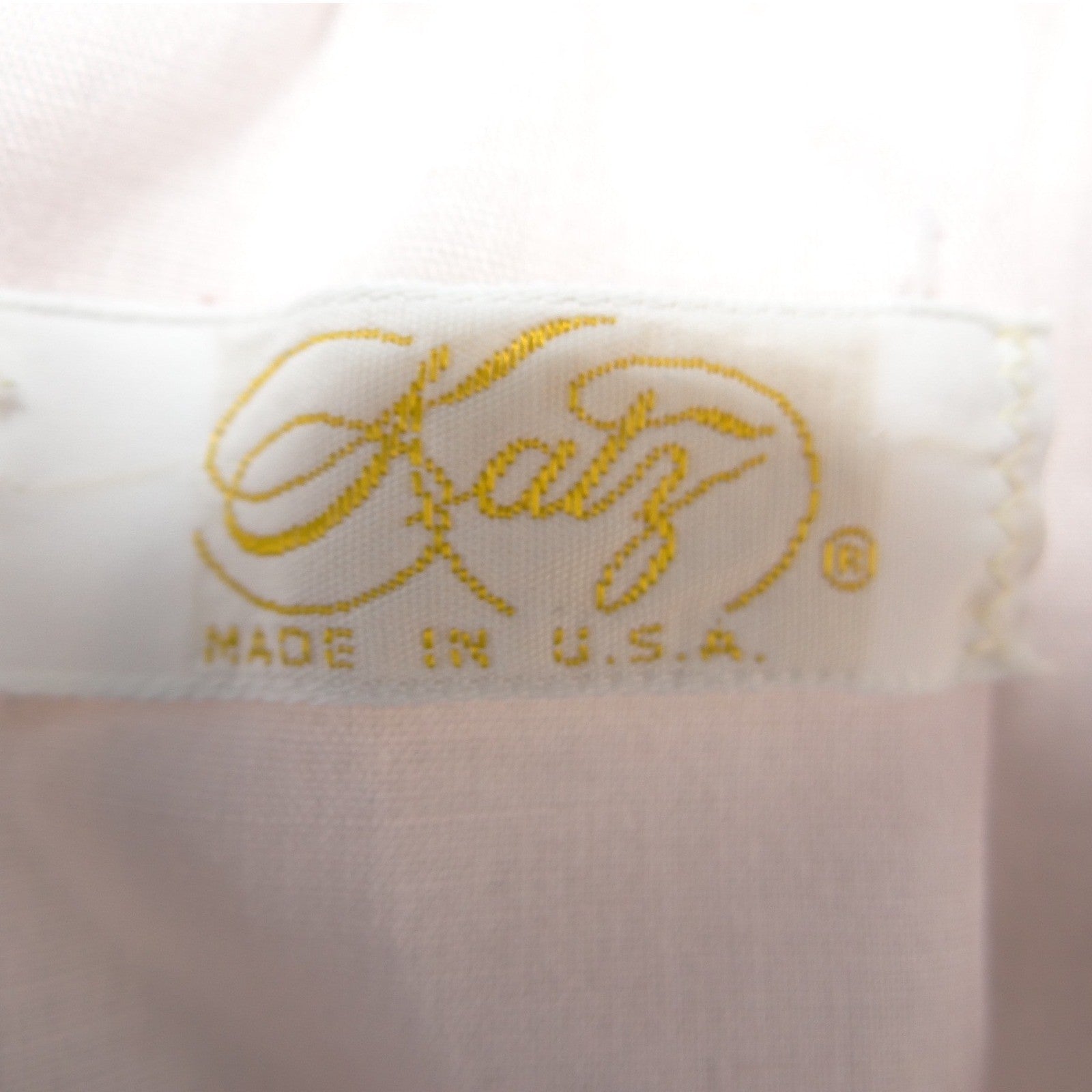 Katz Vintage Pink Lace Trim Nightgown Sleeveless Square Neck USA Made Large