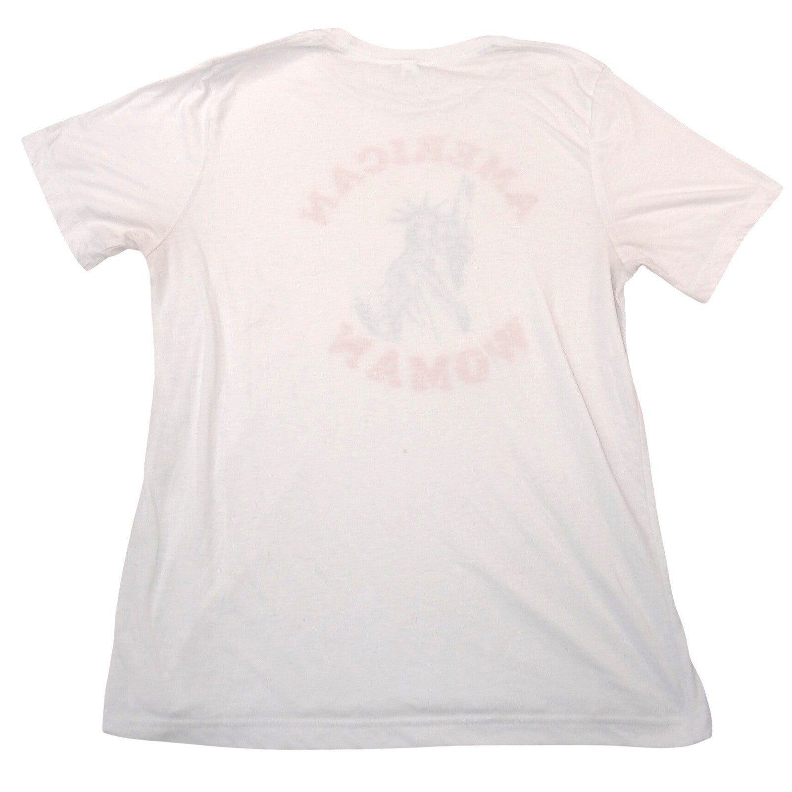 Bella Canvas American Woman Statue of Liberty Graphic Tee White Large