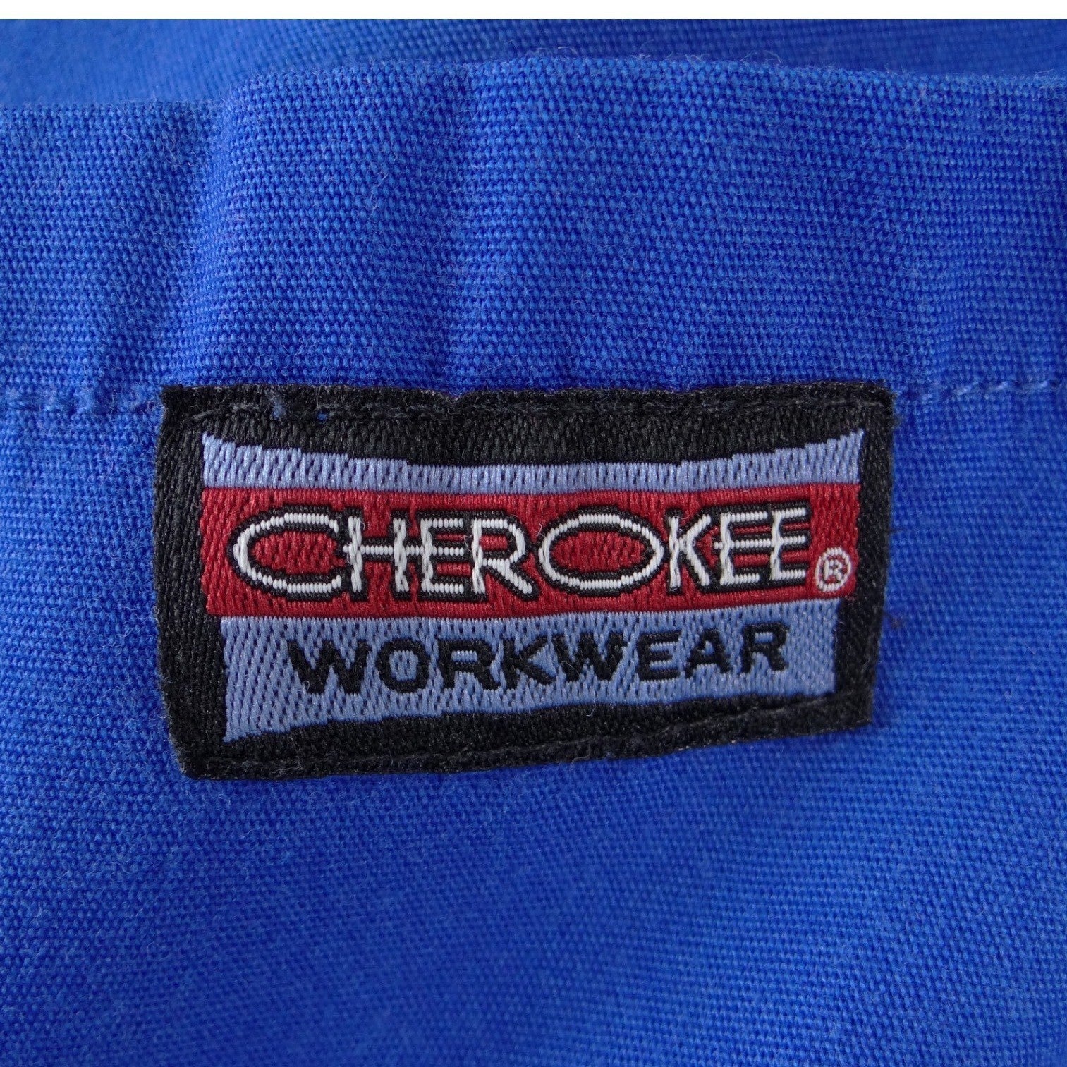 Cherokee Workwear Womens Royal Blue Scrub Pants XS Drawstring Straight Leg