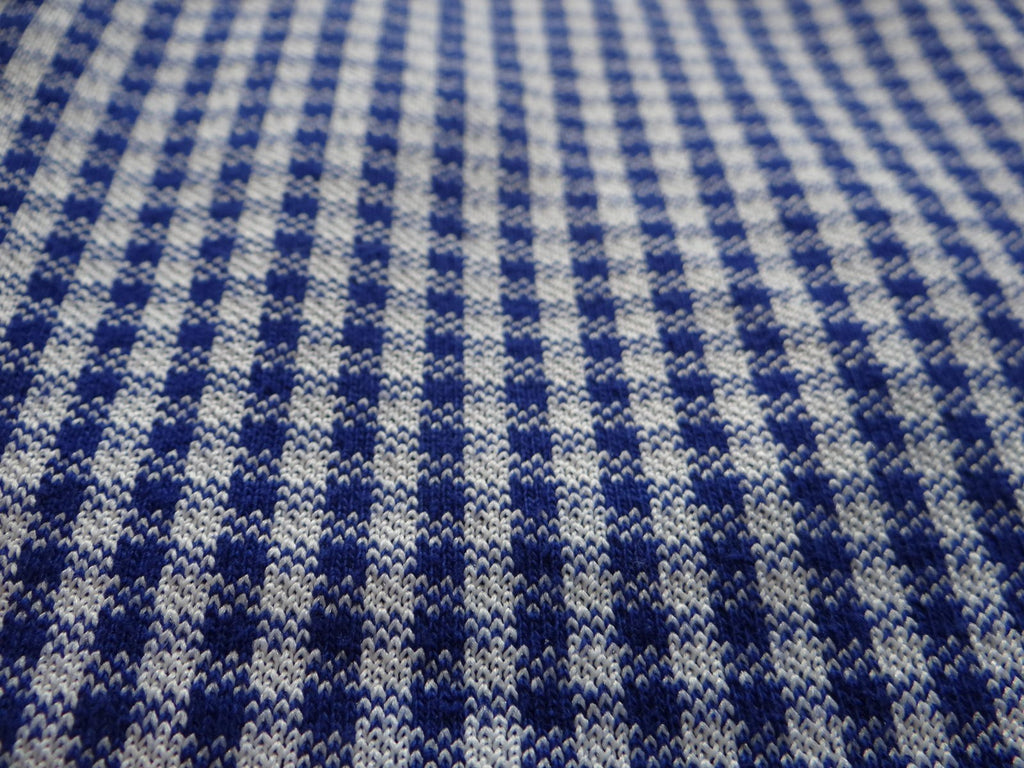 Chic Blue Gingham Ruffle Skirt